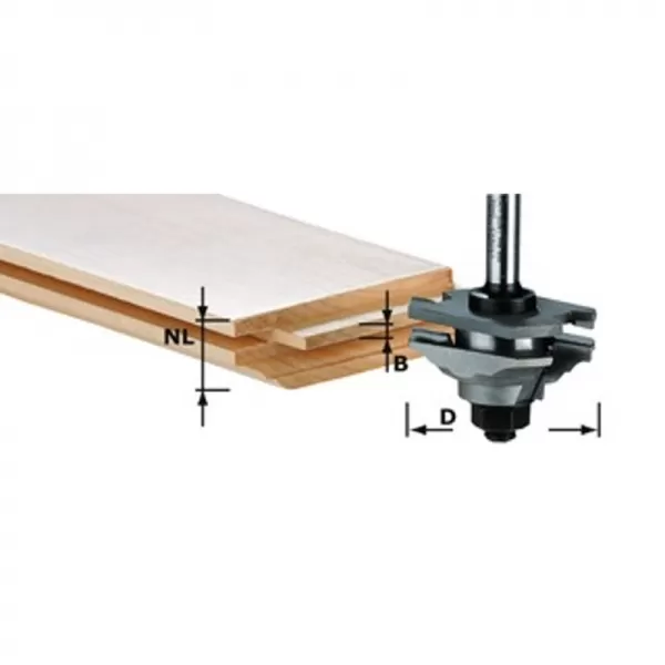 Fréza na profil HW FESTOOL HW S8 D46 x D12-FD 490643