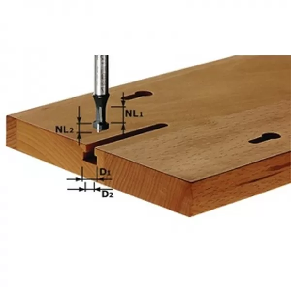 Drážkovací fréza tvaru T, HW FESTOOL HW S8 D10,5/NL13 491035