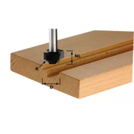 Čtvrttyčová fréza HW FESTOOL HW S8 D17/R3 491004