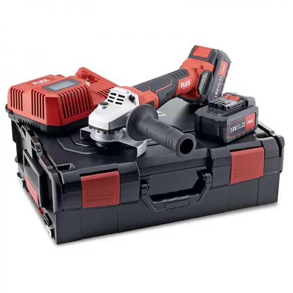 Aku úhlová bruska 18V/2x5,0Ah LB 125 18.0-EC/5.0 Set Flex 499331