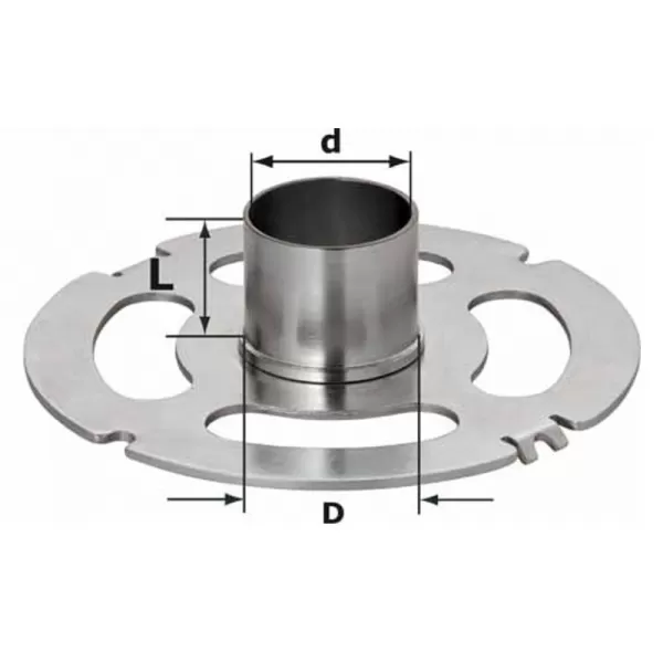 Kopírovací kroužek extra dlouhý FESTOOL KR-D 30,0/21,5/OF 2200 497453
