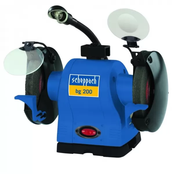 Dvoukotoučová bruska s indukčním motorem Scheppach BG 200
