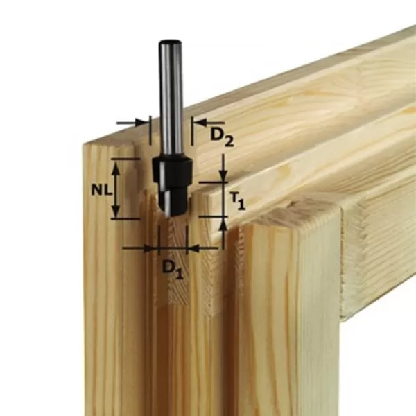 Stupňovitá fréza HW FESTOOL HW D16,3/12,3/9,3 S12 492713