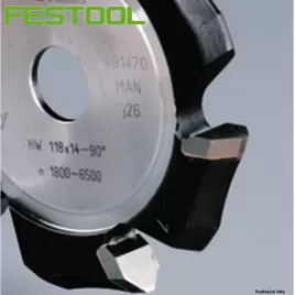 Drážkovací fréza ve tvaru V FESTOOL HW 118x14-90°/Alu 491470