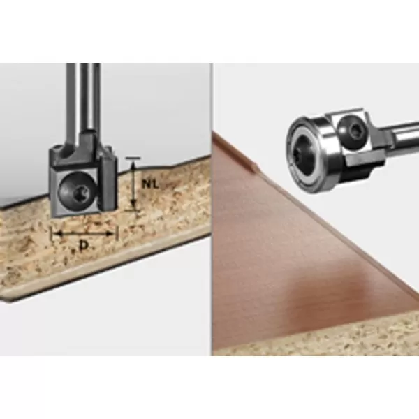 Lícovací fréza HW s výměnnými břity FESTOOL S8 HW D19 12x12 KL OFK 499806