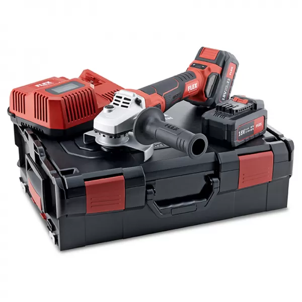 Aku úhlová bruska 18V/2x5,0Ah LBE 125 18.0-EC/5.0 Set Flex 499323
