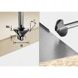 Fazetovací fréza FESTOOL S8 HW 15° D18-KL OFK 499801