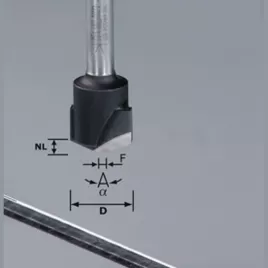 Drážkovací fréza ve tvaru V HW FESTOOL HW S8 D18-135° (Alu) 491443