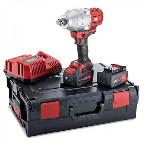 Aku rázový utahovák 18V/2x5,0Ah IW 3/4" 18.0-EC/5.0 Set Flex 492647