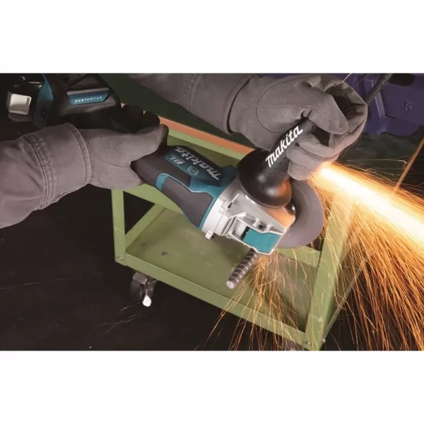 Aku úhlová bruska s regulací a X-lock 125mm Li-ion LXT 18V, bez aku Makita DGA519Z