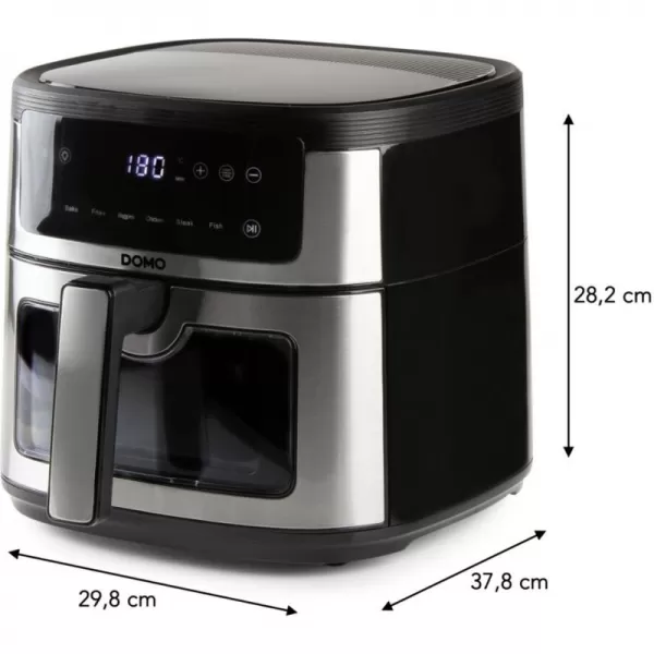 Horkovzdušná fritéza 6 l s průzorem - DOMO DO548FR