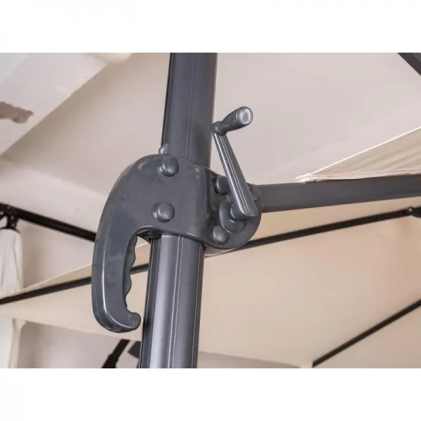 Závěsný slunečník čtvercový HAPPY GREEN TUCSON Beige A12144