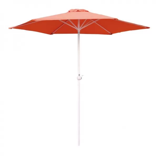 Slunečník s kličkou 230 cm HAPPY GREEN DARK ORANGE A09332