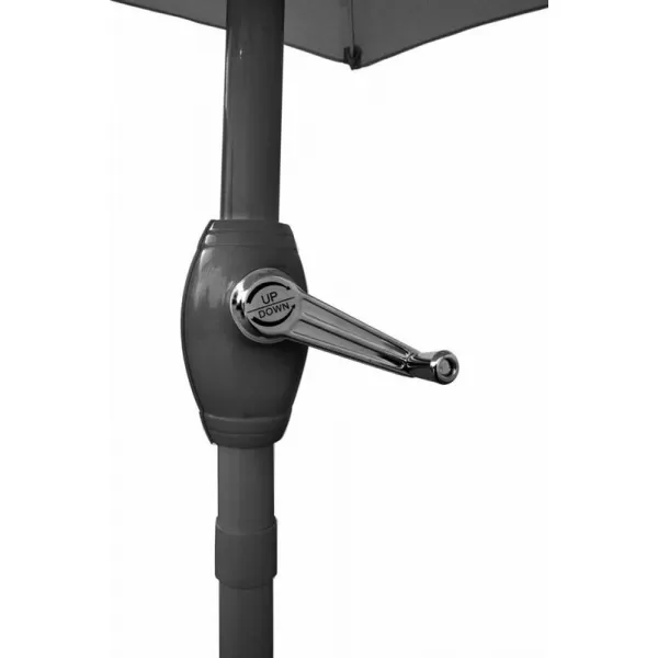Slunečník s kličkou 230 cm HAPPY GREEN ANTRACIT 50EAU003AT