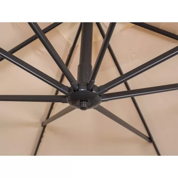 Závěsný slunečník čtvercový HAPPY GREEN TUCSON Beige A12144