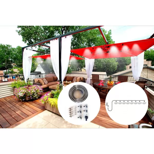 Souprava na vodní mlhu 15 m, 8 trysek HAPPY GREEN 50489502