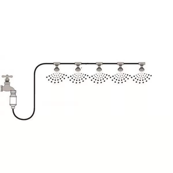 Souprava na vodní mlhu 7,5 m, 5 trysek HAPPY GREEN 50489501