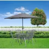 Slunečník s kličkou 230 cm HAPPY GREEN ANTRACIT 50EAU003AT