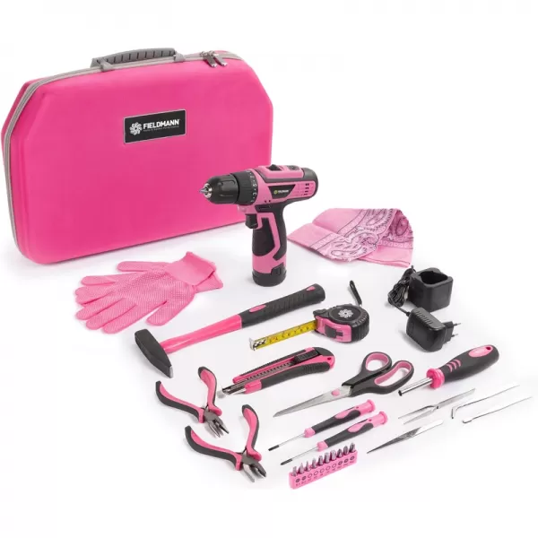 Aku vrtačka 12V/1,5 Ah + sada nářadí FIELDMANN FDG 5026-28R