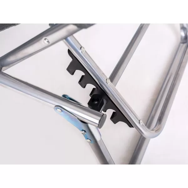 Plážové lehátko Athina antracit pruh HAPPY GREEN 50401305AS