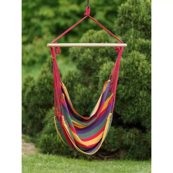 Závěsné houpací křeslo HAPPY GREEN, červené 50422001