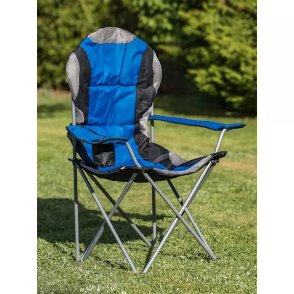 Rybářské křesílko HAPPY GREEN KORFU, modré 50321000BL