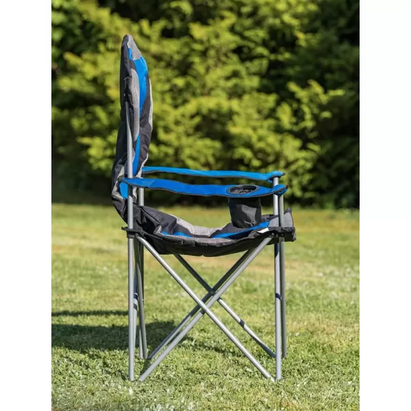 Rybářské křesílko HAPPY GREEN KORFU, modré 50321000BL