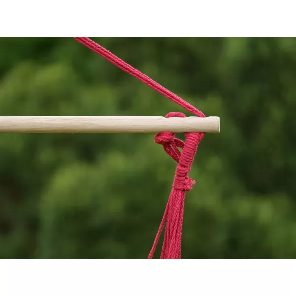 Závěsné houpací křeslo HAPPY GREEN, červené 50422001