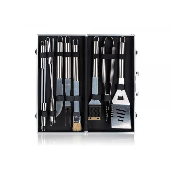 Souprava na grilování BBQ 10 ks v kufříku HAPPY GREEN 50120331