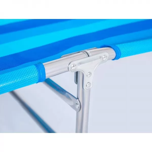 Plážové lehátko Athina světlé modrá HAPPY GREEN A12698