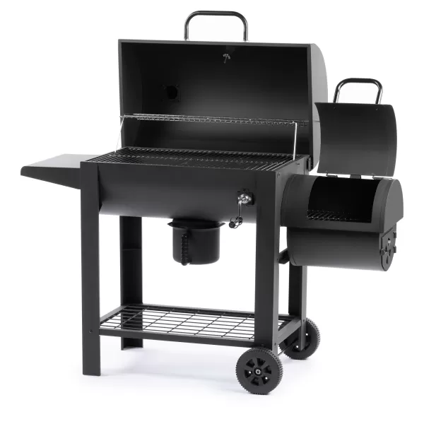 Gril na dřevěné uhlí s udírnou 2v1 FIELDMANN FZG 1018