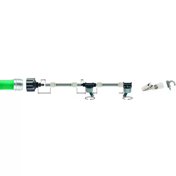 Souprava na vodní mlhu 7,5 m, 5 trysek HAPPY GREEN 50489501