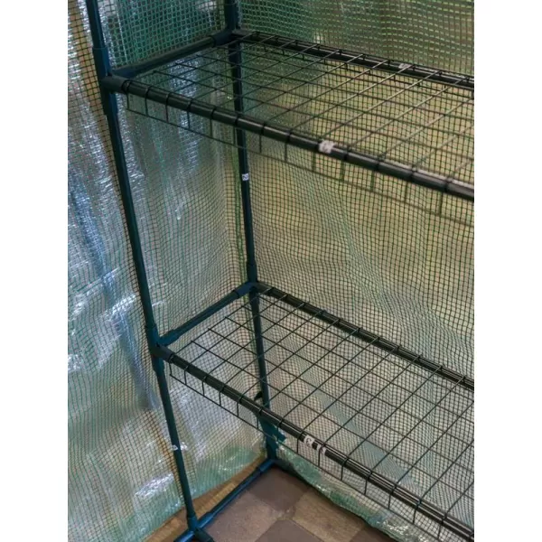 Fóliovník s policemi 140 x 73 x 200 cm HAPPY GREEN 50644951