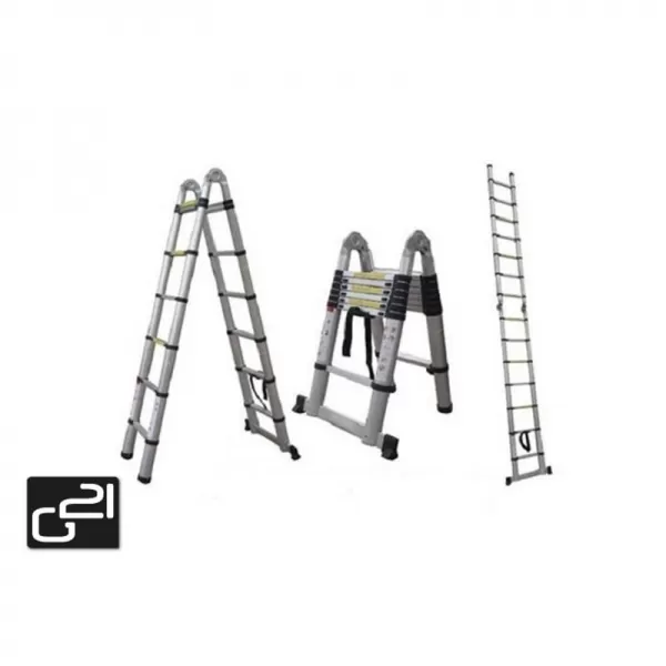 Žebřík - štafle teleskopický 4,4m FIELDMANN FZZ 4006 50001672