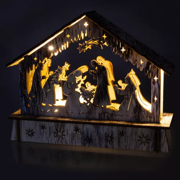 Dřevěný betlém, 6LED WW RETLUX RXL 336