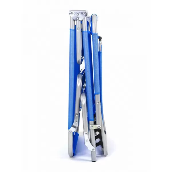 Plážové lehátko se stříškou modré HAPPY GREEN 50F1006B