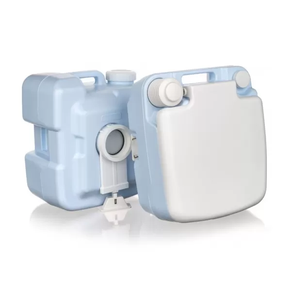 Přenosná toaleta 20 l HAPPY GREEN, modrá 50660401