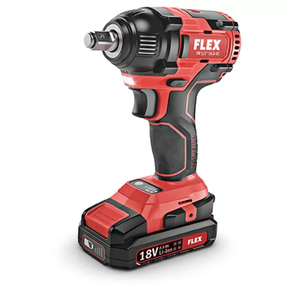 Aku rázový utahovák IW 1/2" 18.0-EC/5.0 Set Flex 504912