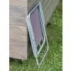 Skládací křesílko plážové HAPPY GREEN, antracit 50707023