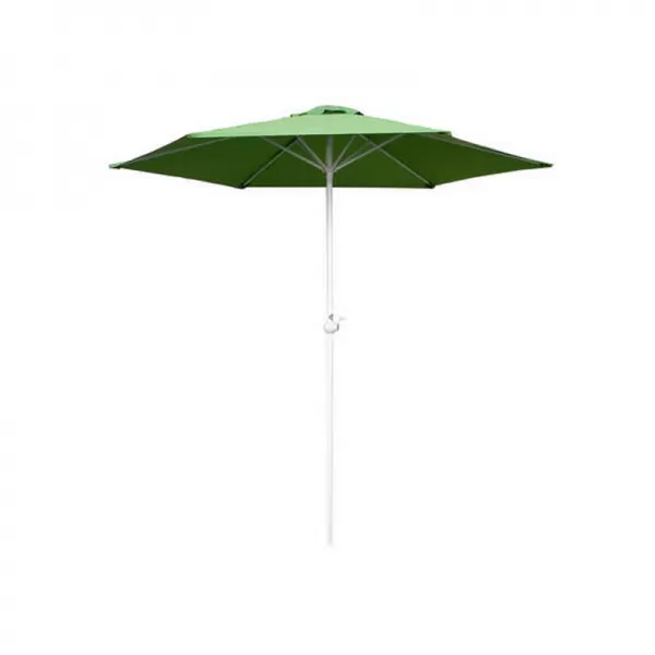 Slunečník s kličkou 230 cm HAPPY GREEN LIGHT GREEN 50EAU003ALG