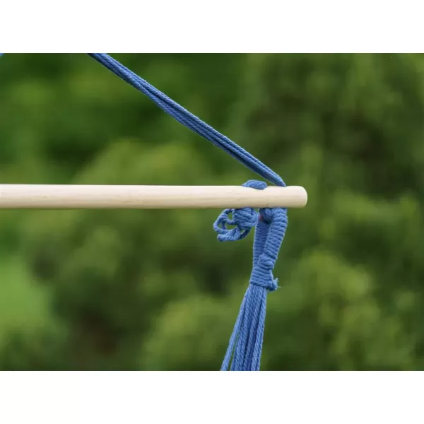 Závěsné houpací křeslo HAPPY GREEN, modré 50422002