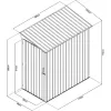 Plechový domek zahradní 2m2 FIELDMANN FZDO 1002