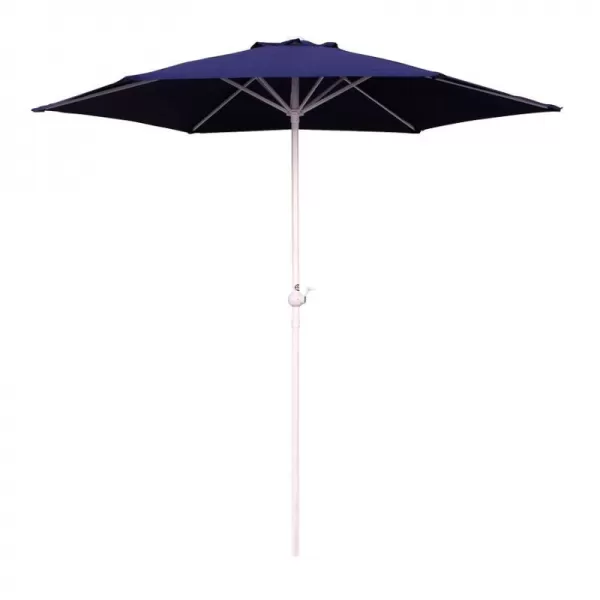Slunečník s kličkou 230 cm HAPPY GREEN DARK BLUE A09329