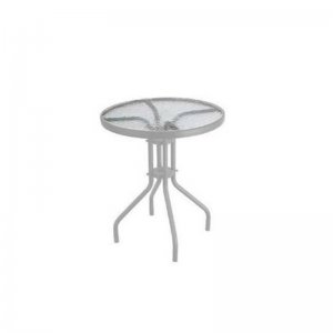 Kovový stolek HAPPY GREEN stříbrný A09323