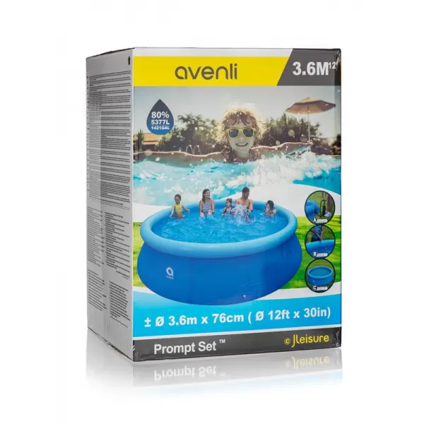 Bazén nafukovací 3,60 m x 76 cm HAPPY GREEN 51JL17794