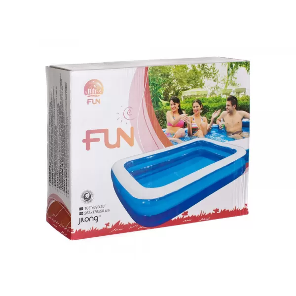 Bazén nafukovací obdélníkový 262 x 175 x 51 cm HAPPY GREEN 51JL010291NPF
