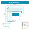 Infrasauna Vista 3/4 Exclusive KD-V0034E