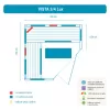 Infrasauna Vista 3/4 Lux KD-V034L
