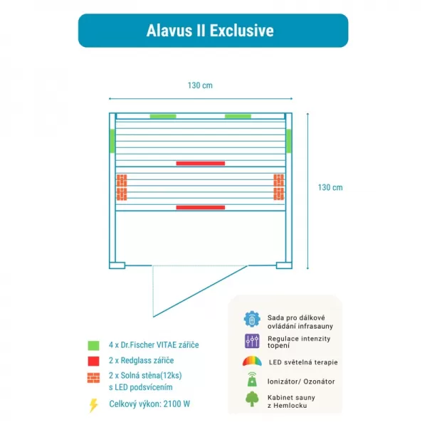 Infrasauna Belatrix Alavus 2 Exclusive RZ2E