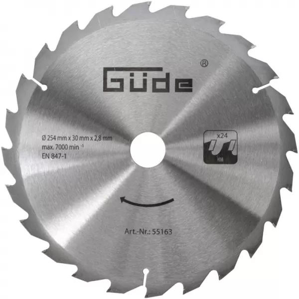 Pilový kotouč SK 254 x 30 mm, 24 z Güde 55163